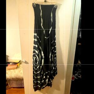 Super fun strapless Tie Dye summer dress!